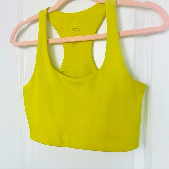 Girlfriend Collective Set: Rare Chartreuse Paloma Bra & High‑Rise Leggings M - Picture 4 of 13